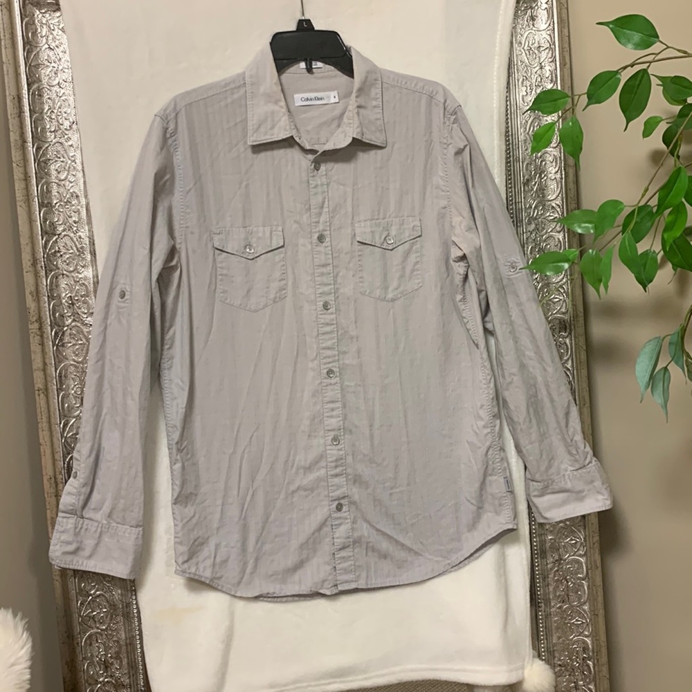 Calvin Klein button down shirt.